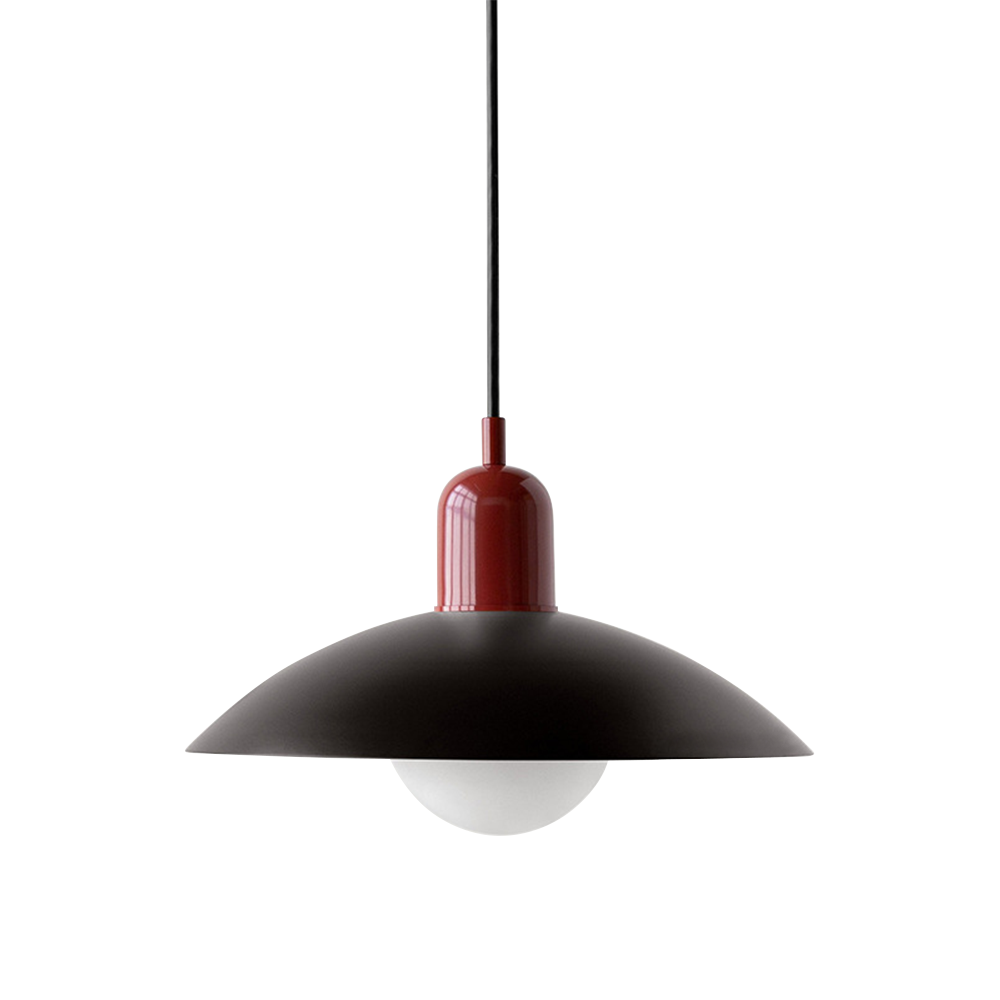 Kolorowa lampa wisząca inspirowana stylem retro