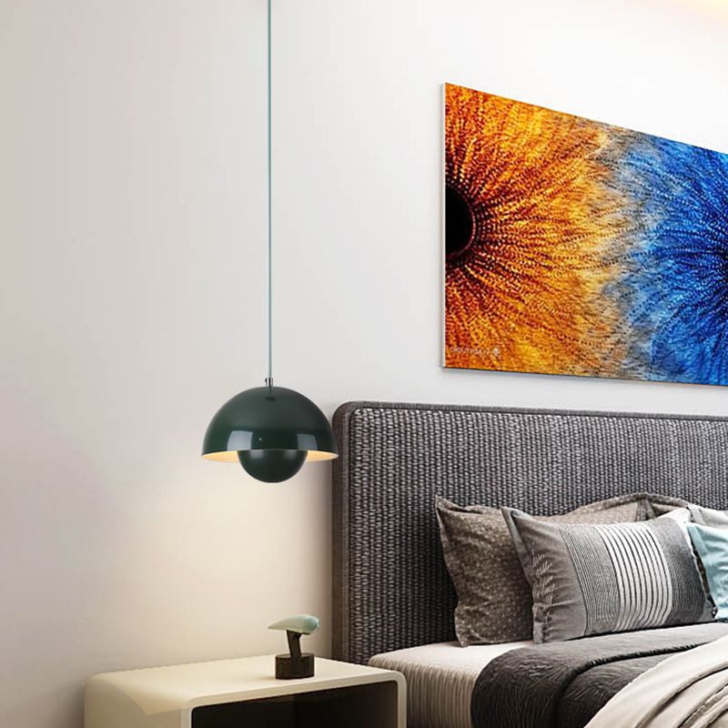 Pływająca lampa wisząca w kształcie kuli