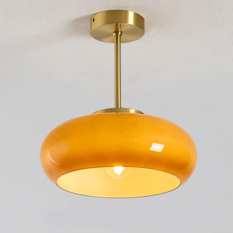 Lampy sufitowe w stylu vintage z kopułą