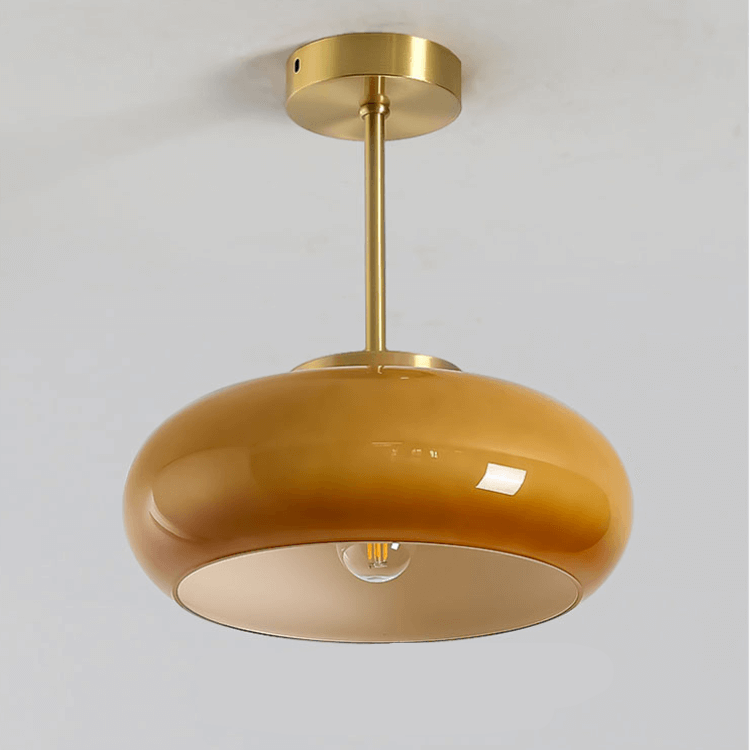 Lampy sufitowe w stylu vintage z kopułą