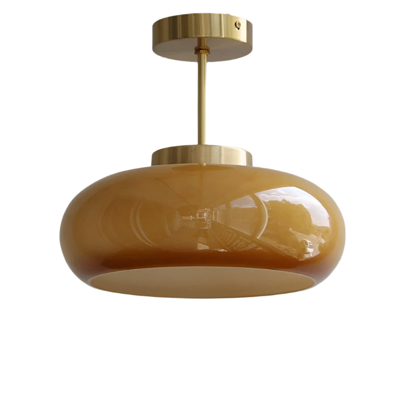 Lampy sufitowe w stylu vintage z kopułą