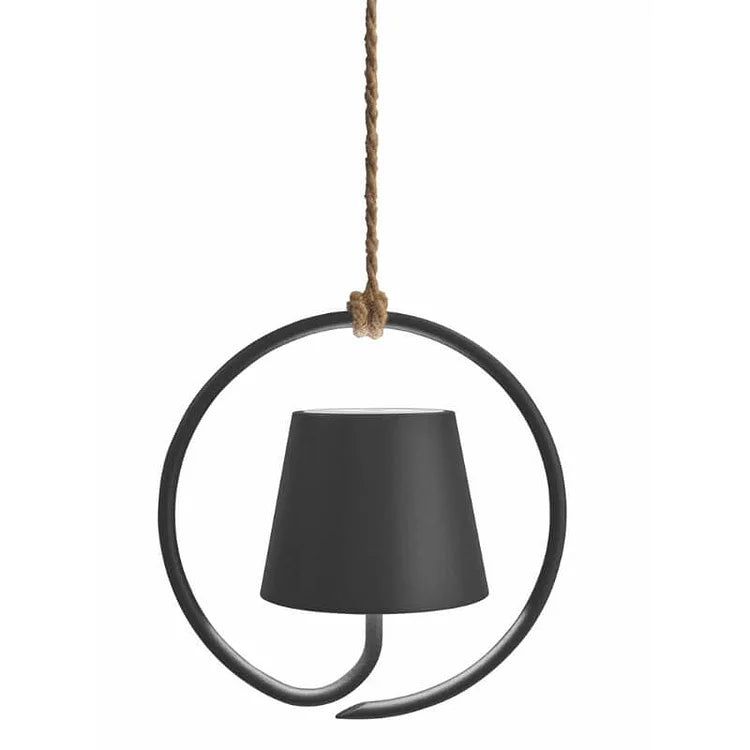 Akumulatorowa minimalistyczna przenośna lampa wisząca LED
