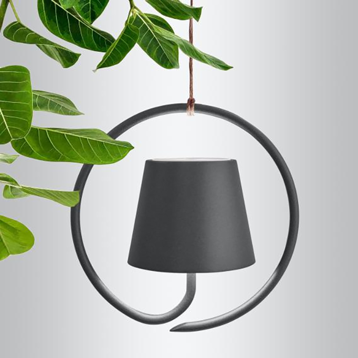 Akumulatorowa minimalistyczna przenośna lampa wisząca LED