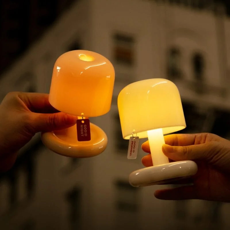 Przenośna miniaturowa lampa stołowa Zachód słońca