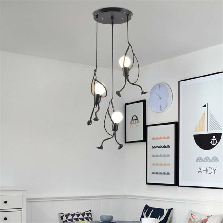 Wisząca lampa industrialna w stylu vintage