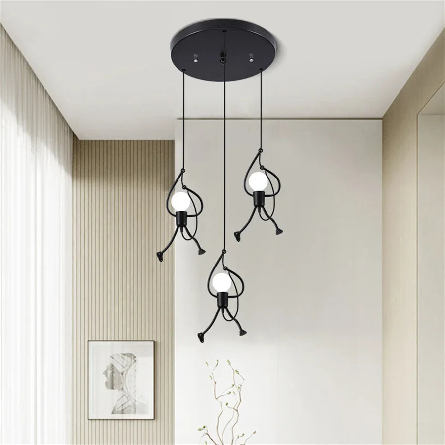 Wisząca lampa industrialna w stylu vintage