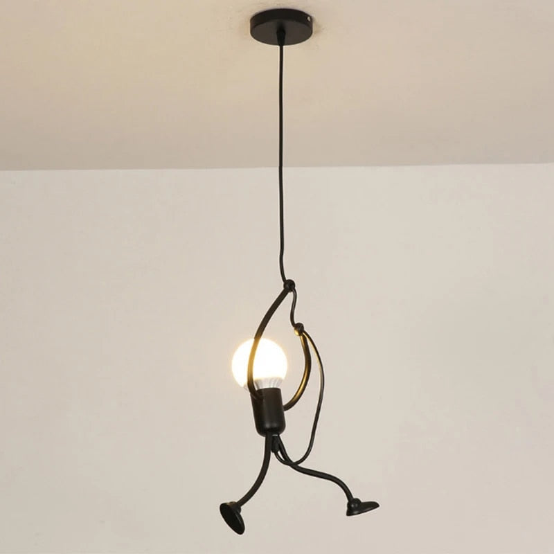 Wisząca lampa industrialna w stylu vintage