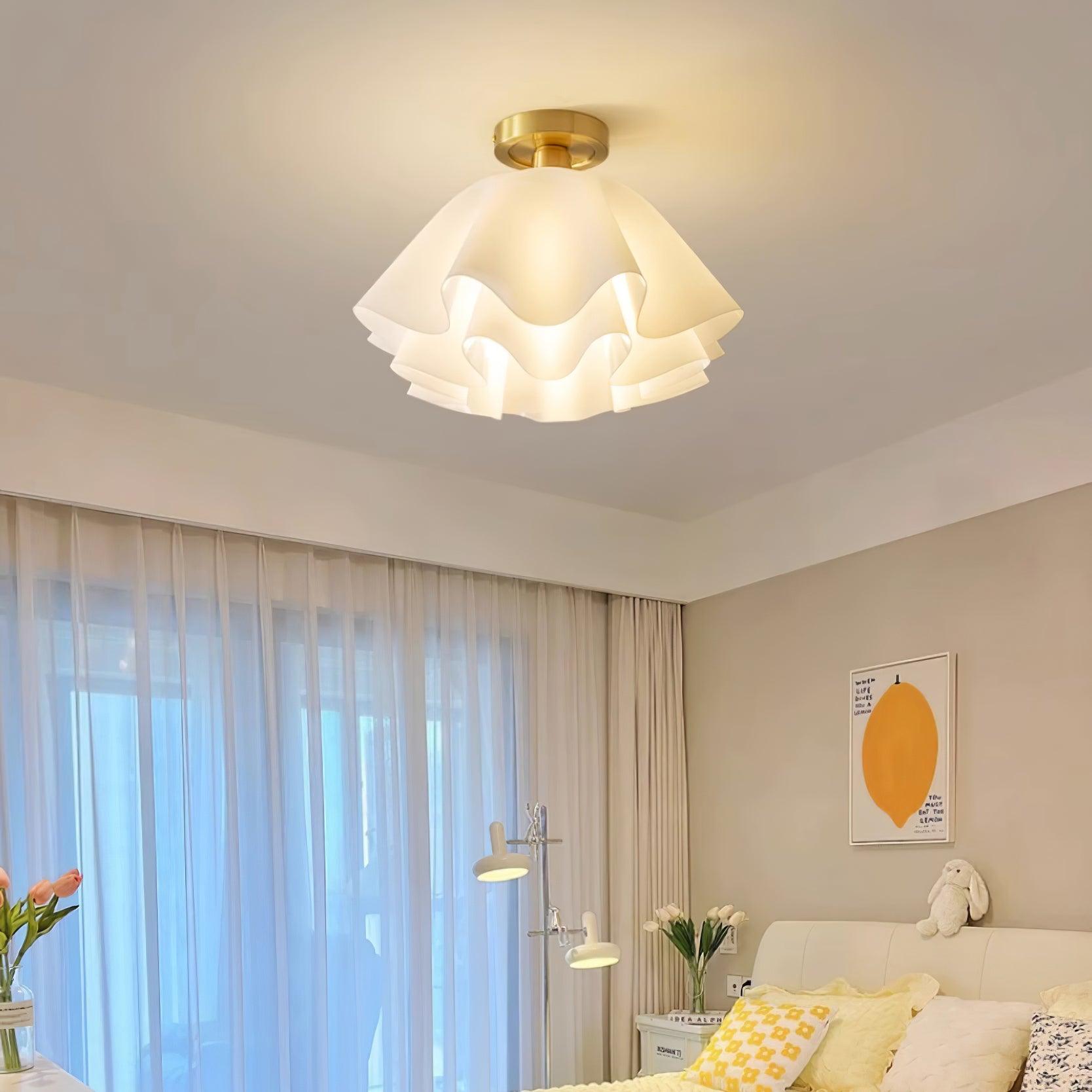 Nowoczesne minimalistyczne lampy sufitowe montowane na płasko