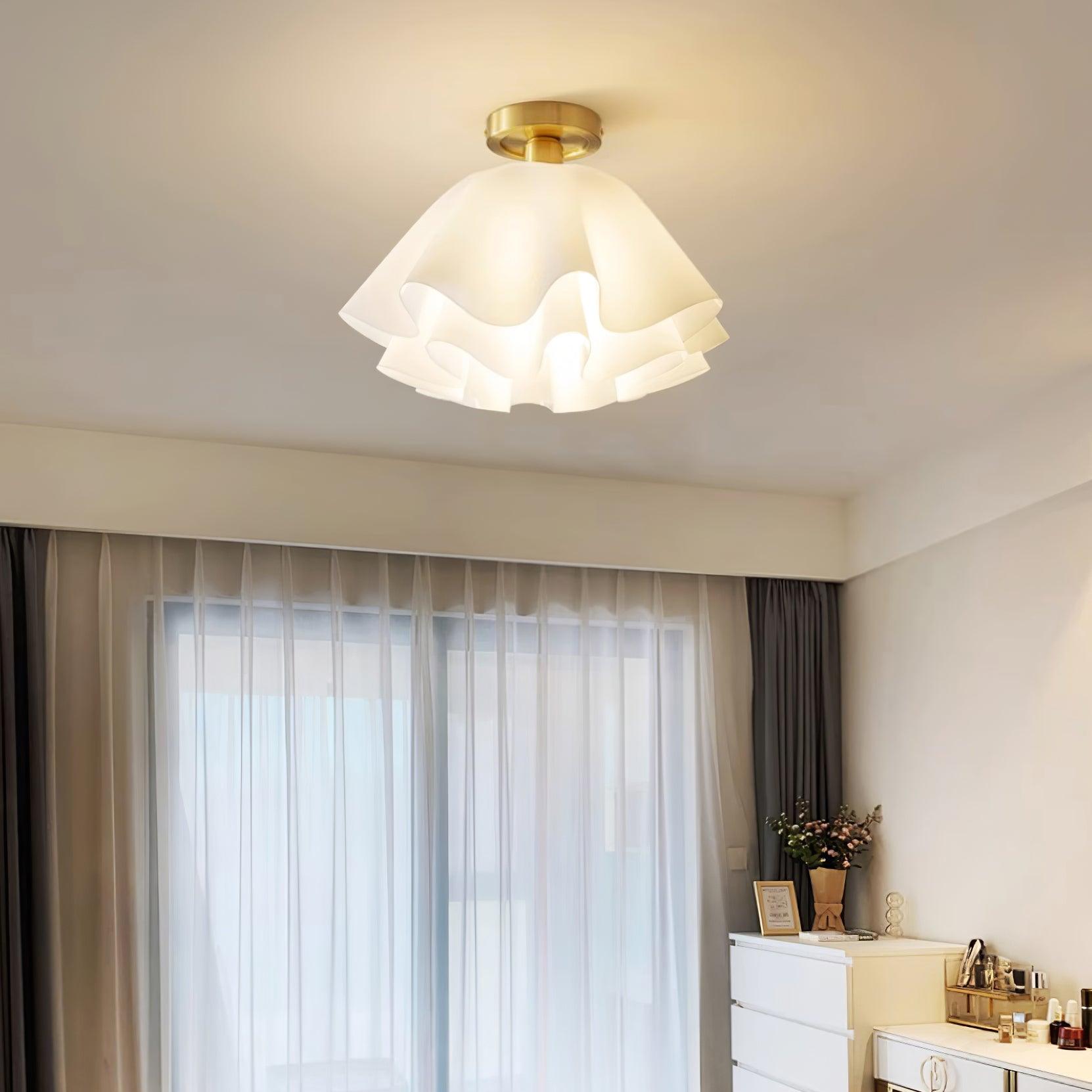 Nowoczesne minimalistyczne lampy sufitowe montowane na płasko