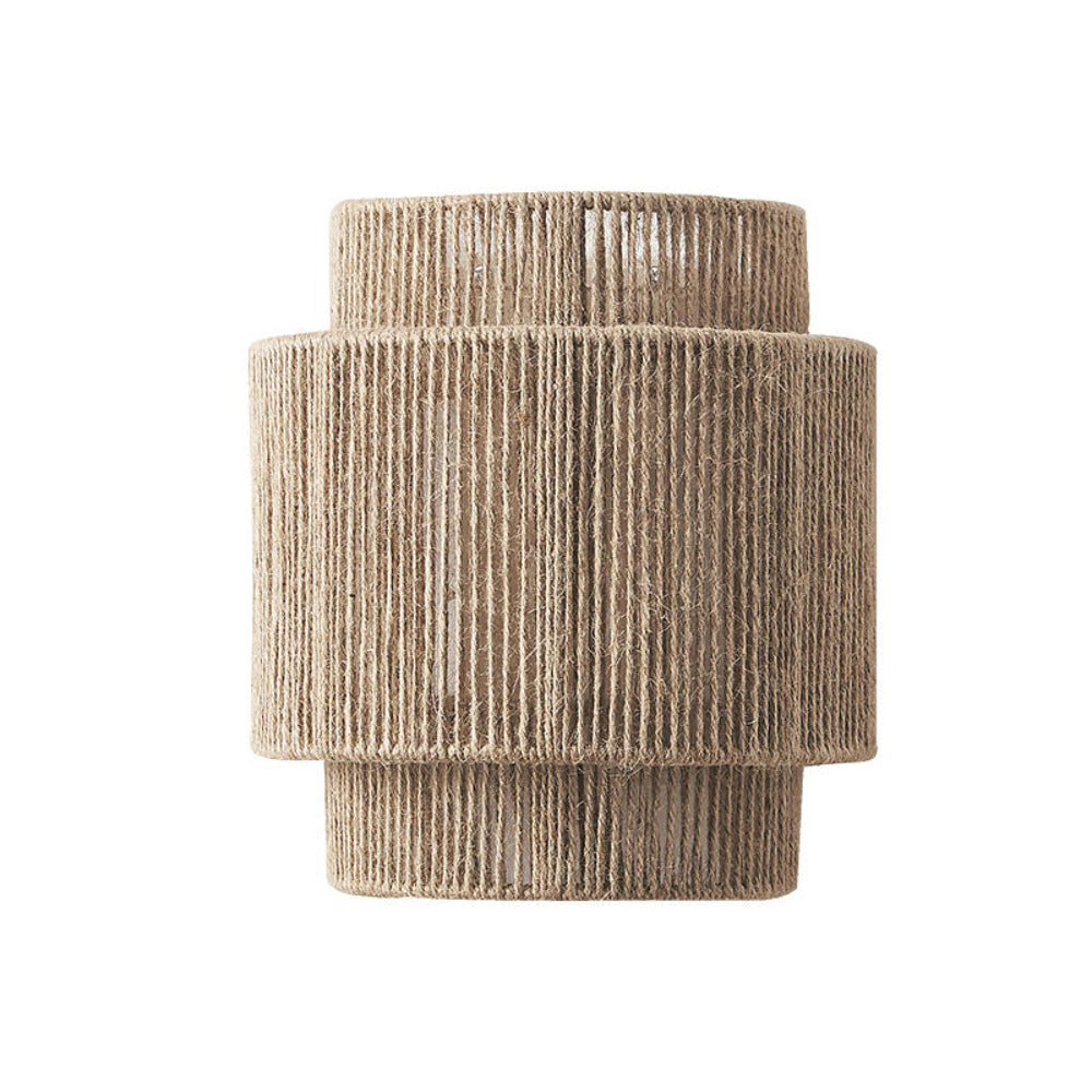 Rustykalna lampa ścienna w stylu boho