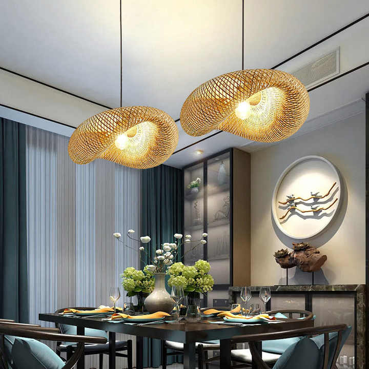 Wisząca lampa wisząca inspirowana stylem boho