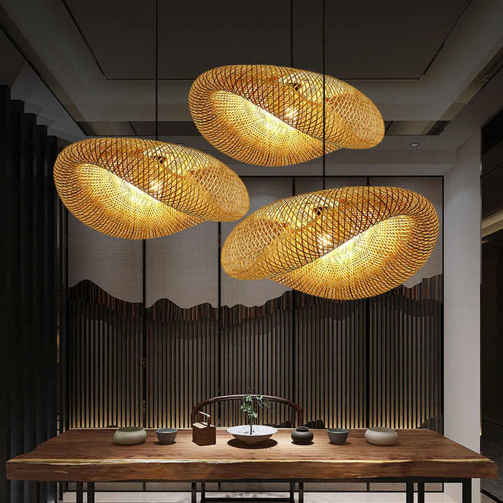 Wisząca lampa wisząca inspirowana stylem boho