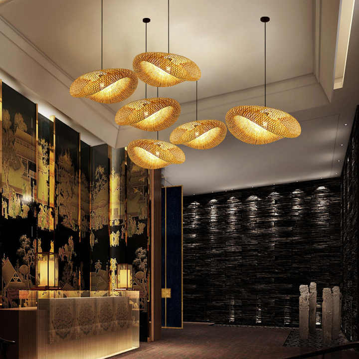 Wisząca lampa wisząca inspirowana stylem boho
