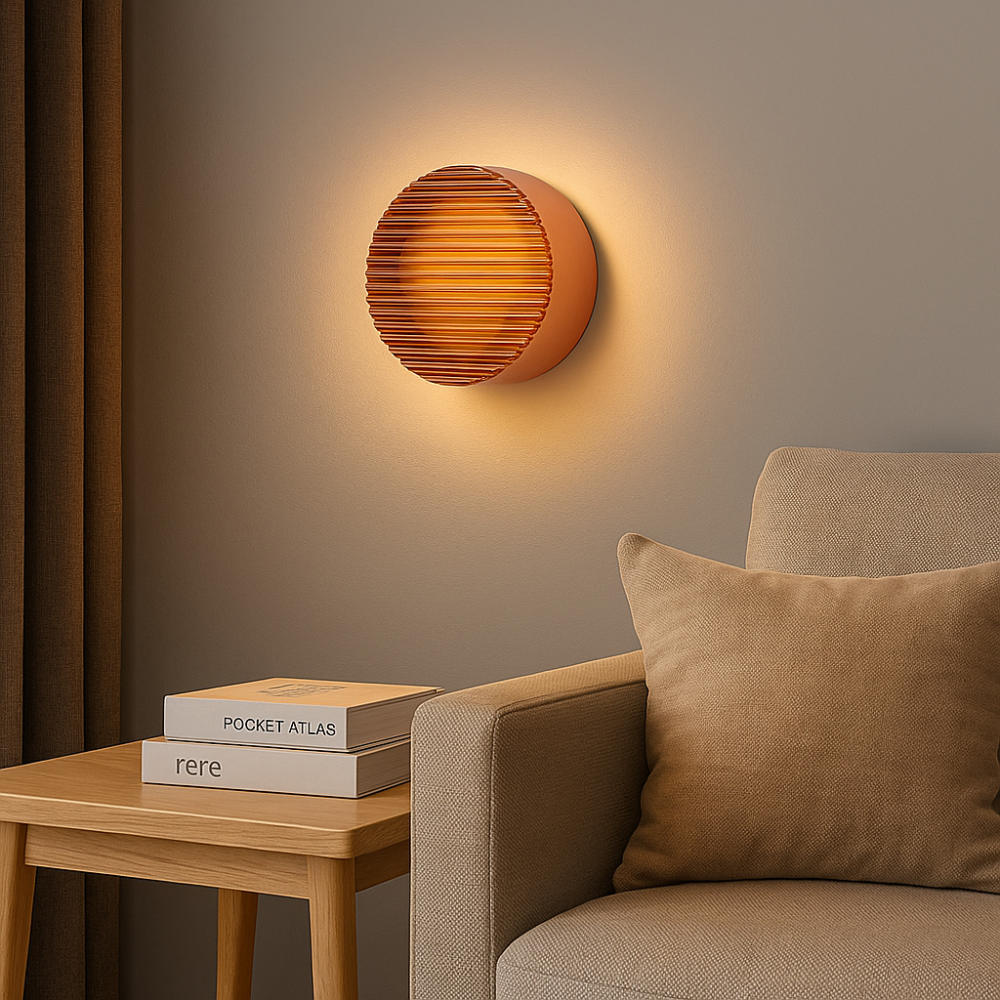 Minimalistyczna nowoczesna lampa ścienna akcentowa