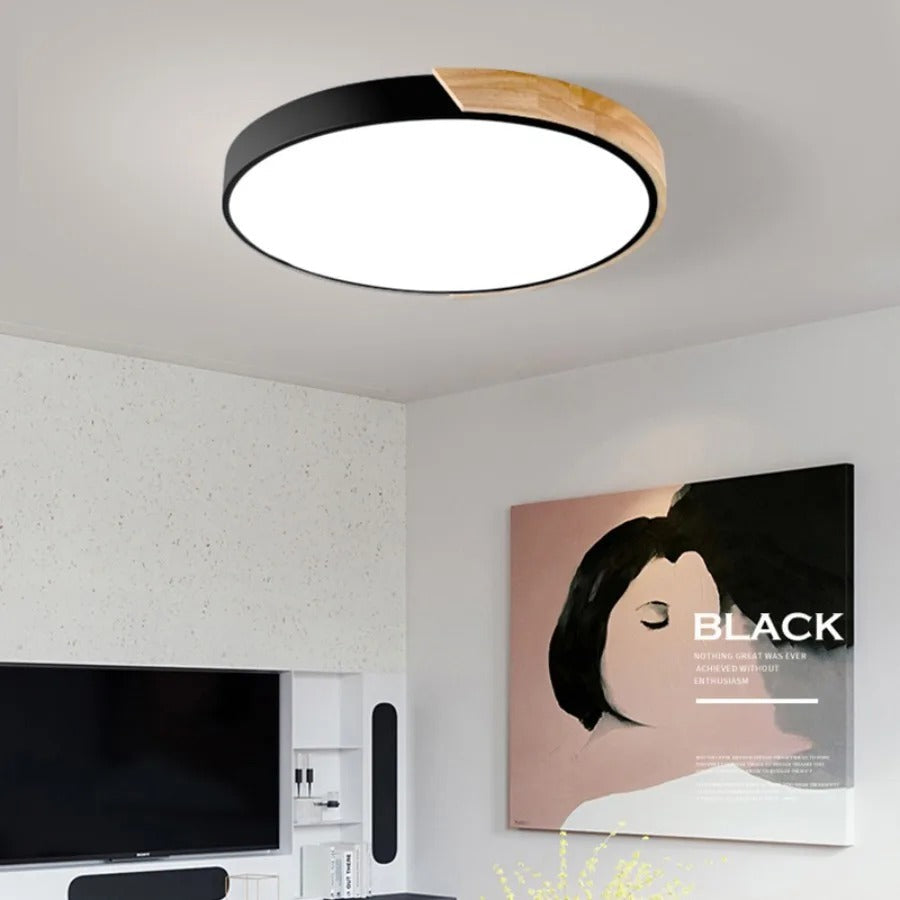 Skandynawska pastelowa lampa sufitowa