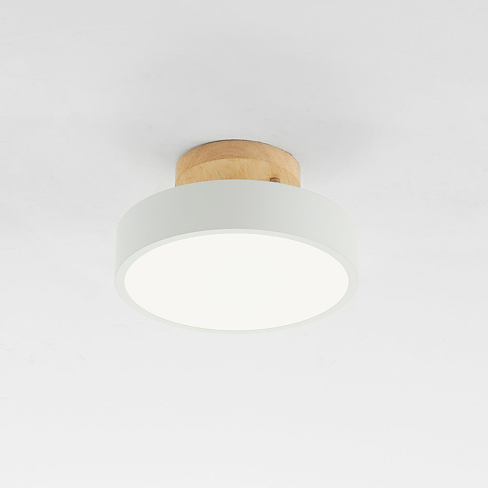 Nowoczesne lampy sufitowe LED montowane na płasko