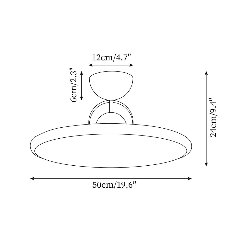 Minimalistyczna designerska lampa sufitowa LED