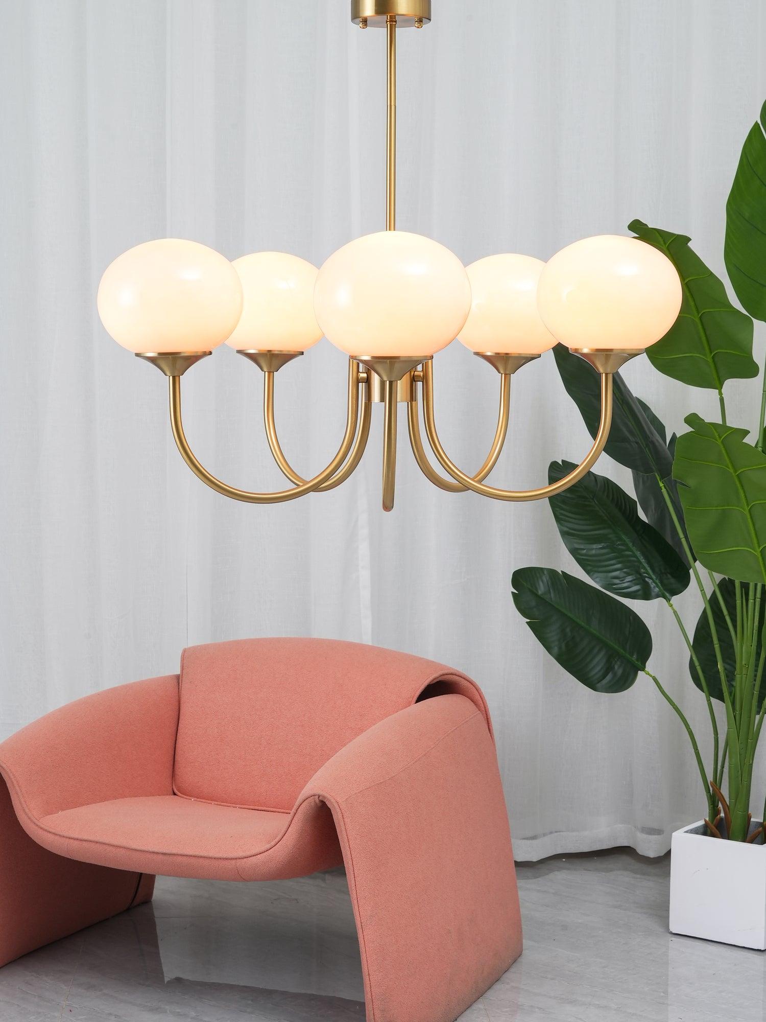 Wisząca lampa w kształcie chmury bąbelkowej