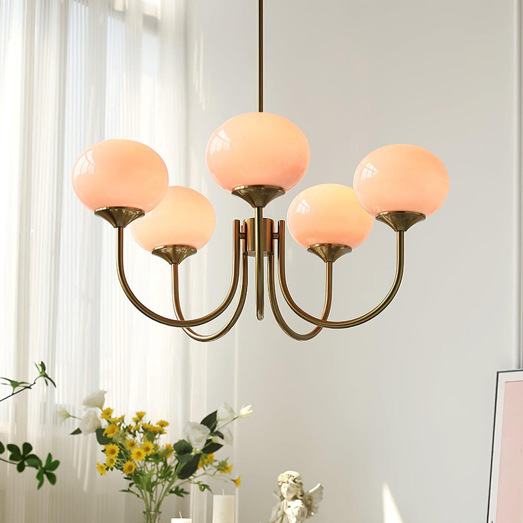 Wisząca lampa w kształcie chmury bąbelkowej
