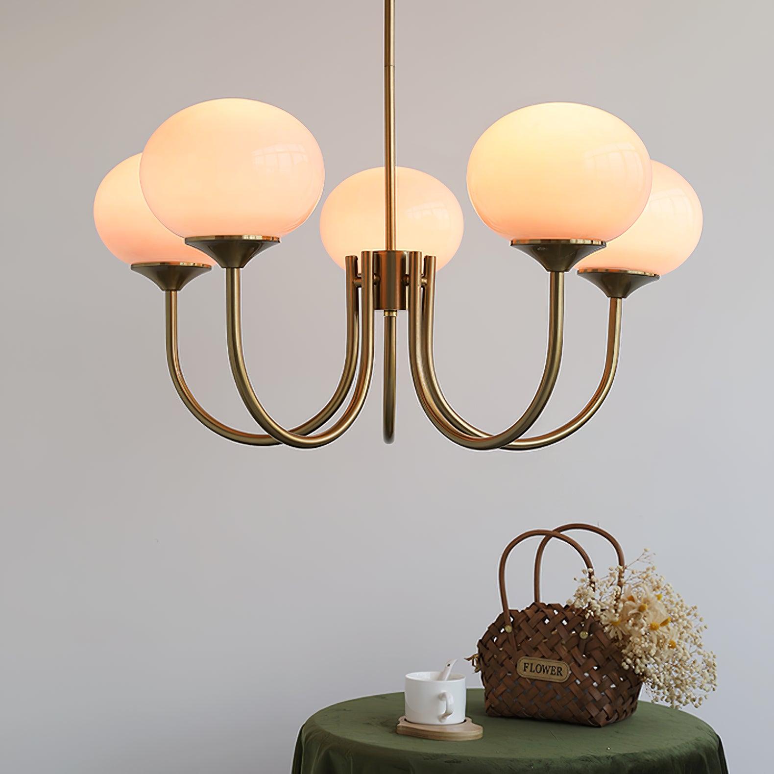 Wisząca lampa w kształcie chmury bąbelkowej