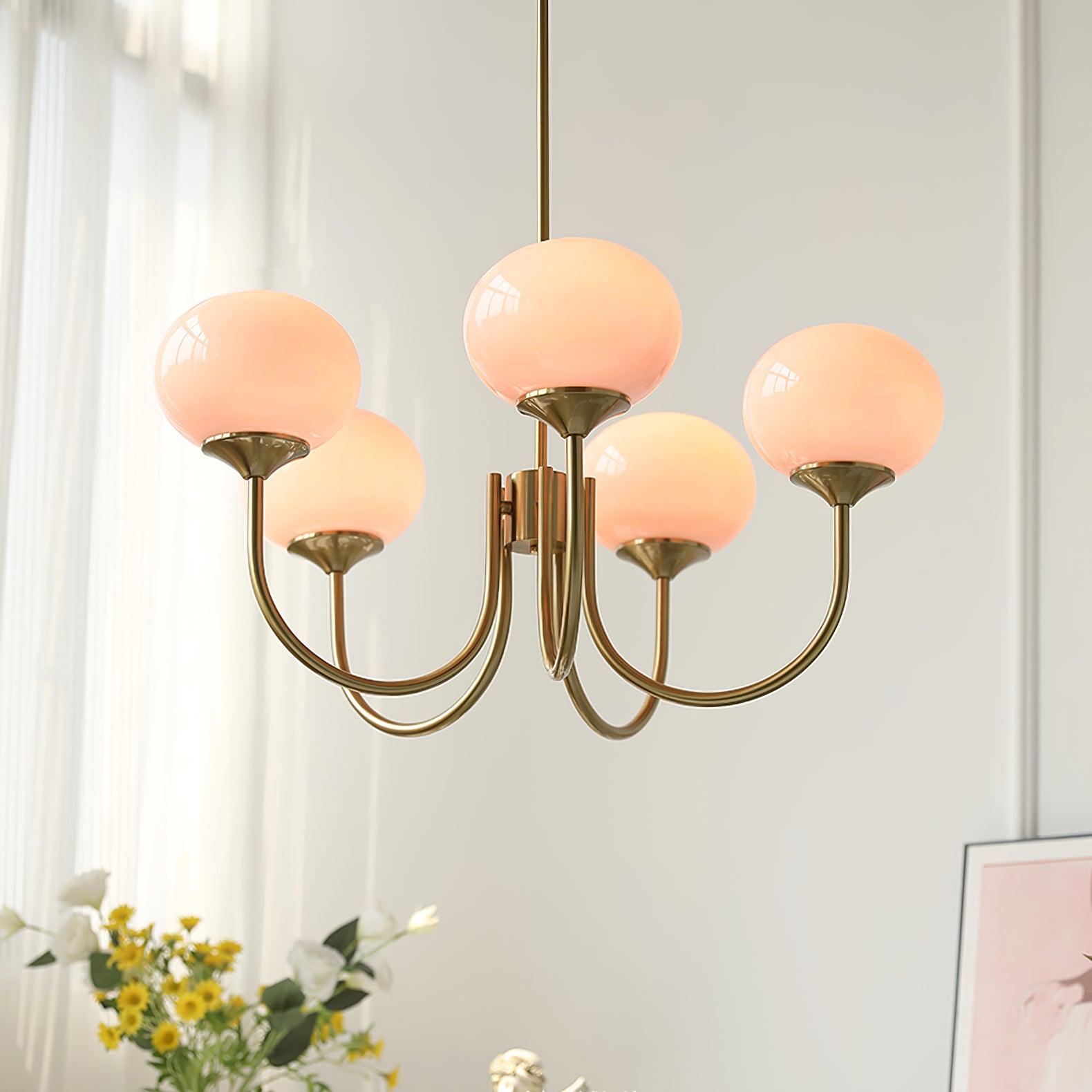 Wisząca lampa w kształcie chmury bąbelkowej