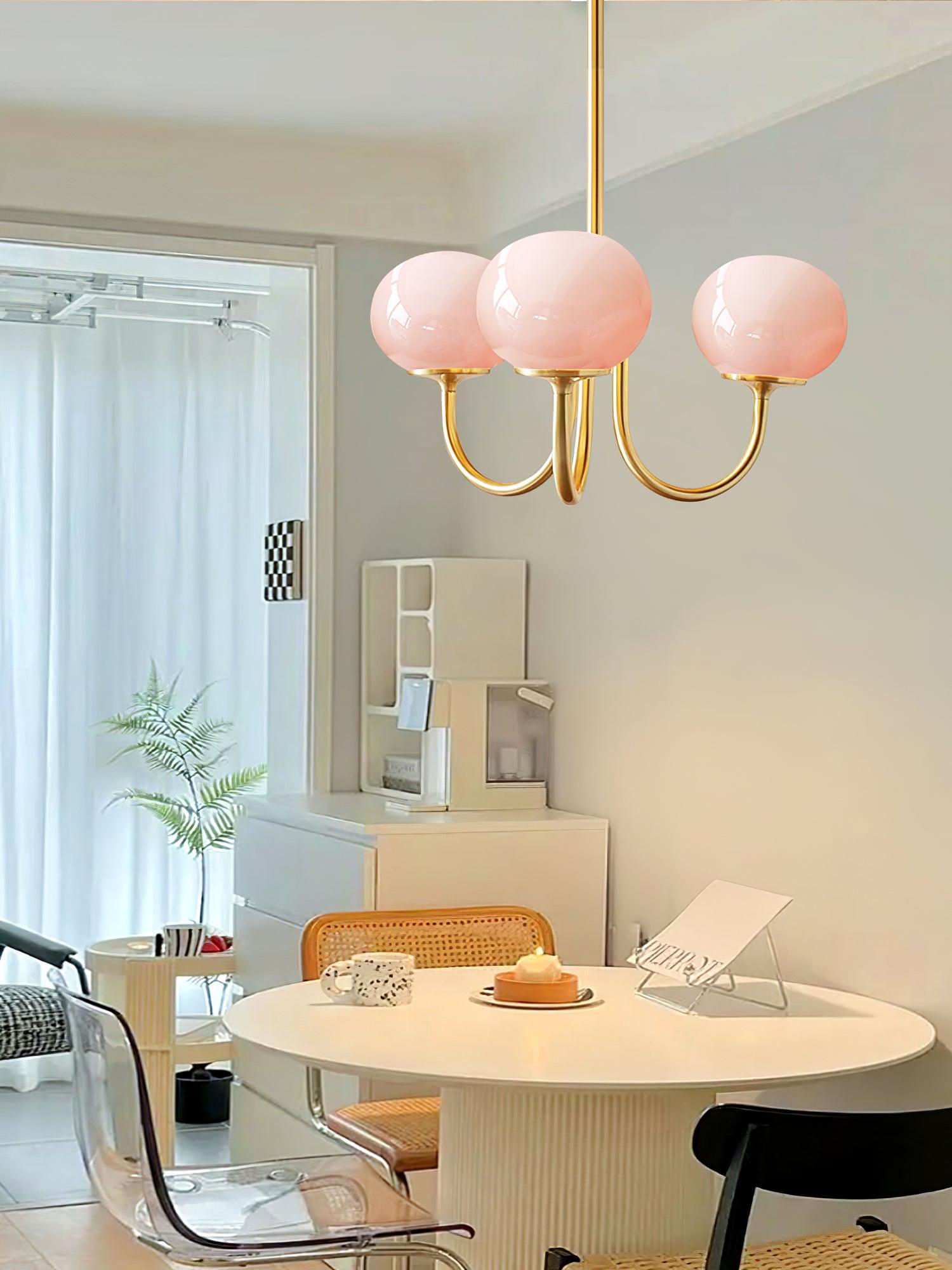 Wisząca lampa w kształcie chmury bąbelkowej