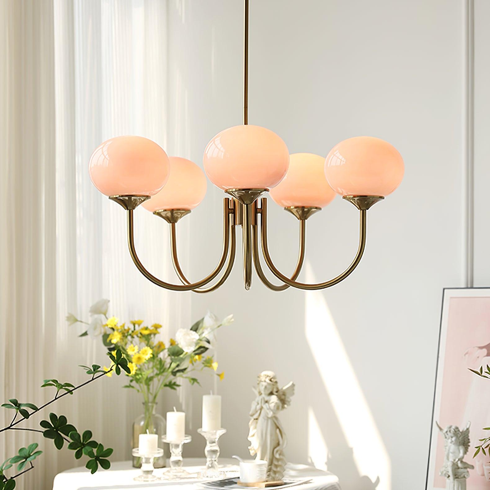 Wisząca lampa w kształcie chmury bąbelkowej
