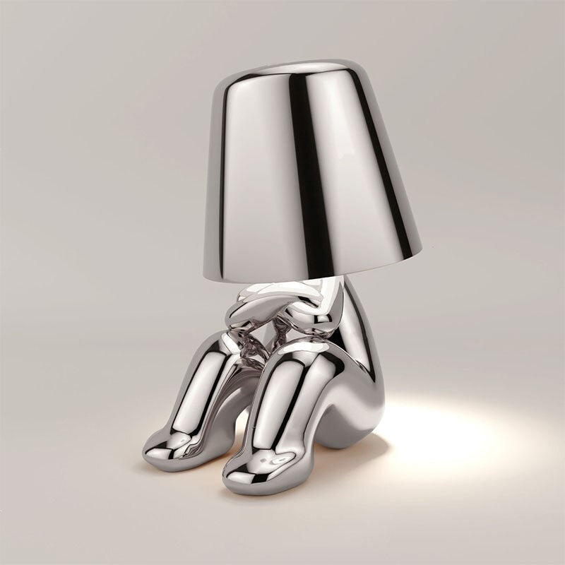 Elegancka lampa stołowa LED z akcentem minimalistycznym
