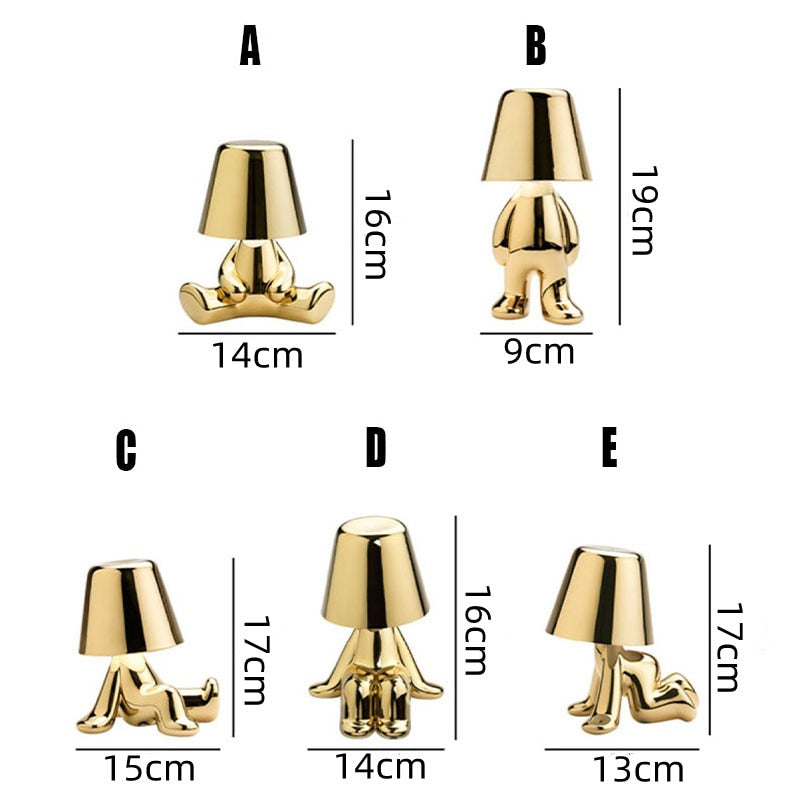 Elegancka lampa stołowa LED z akcentem minimalistycznym