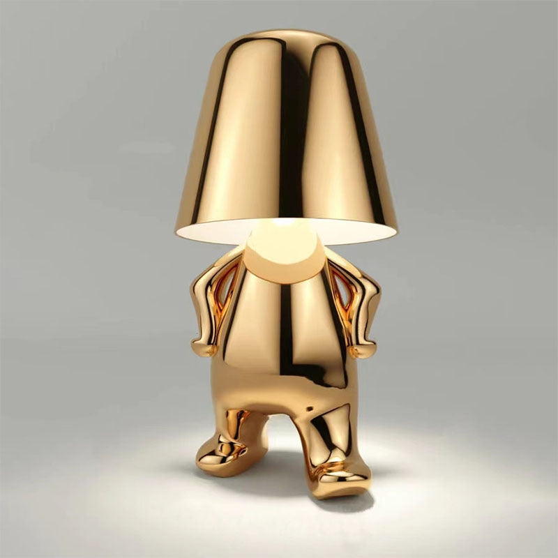 Elegancka lampa stołowa LED z akcentem minimalistycznym