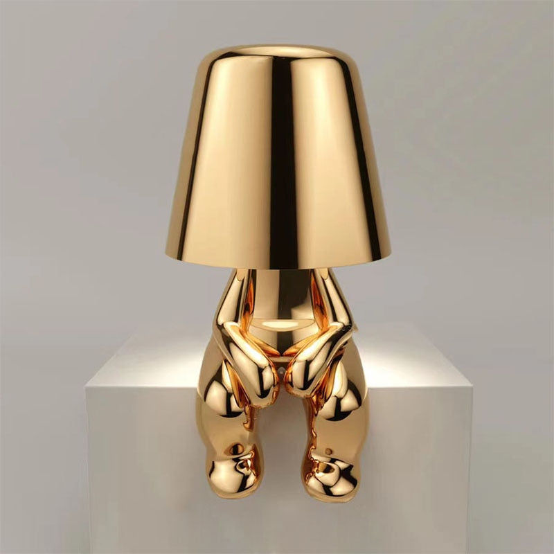 Elegancka lampa stołowa LED z akcentem minimalistycznym