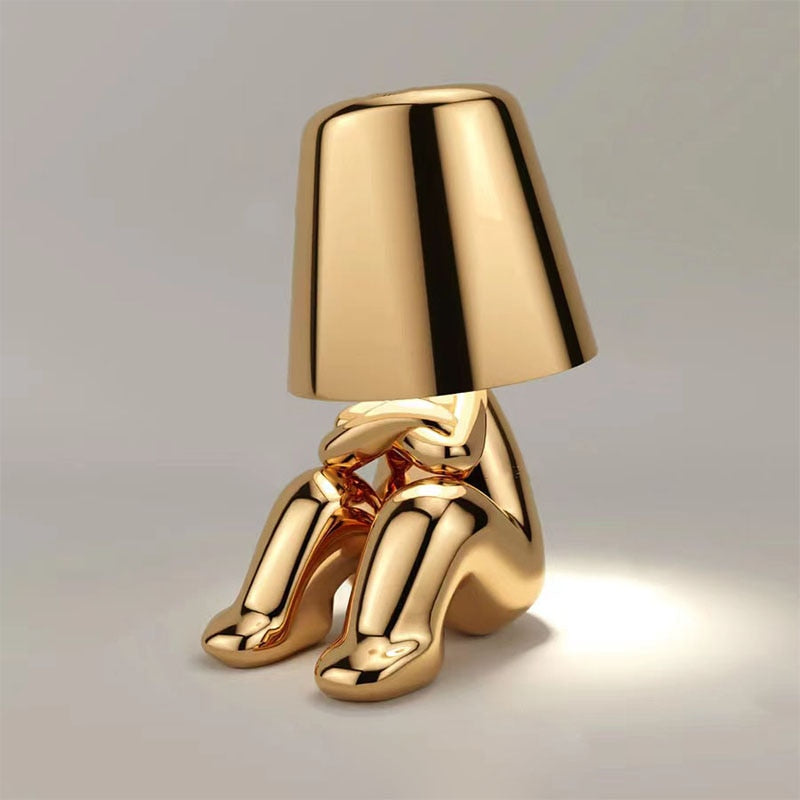 Elegancka lampa stołowa LED z akcentem minimalistycznym
