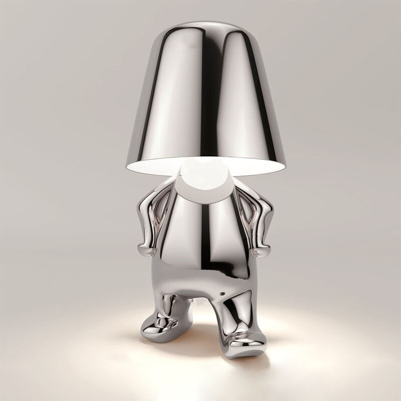 Elegancka lampa stołowa LED z akcentem minimalistycznym