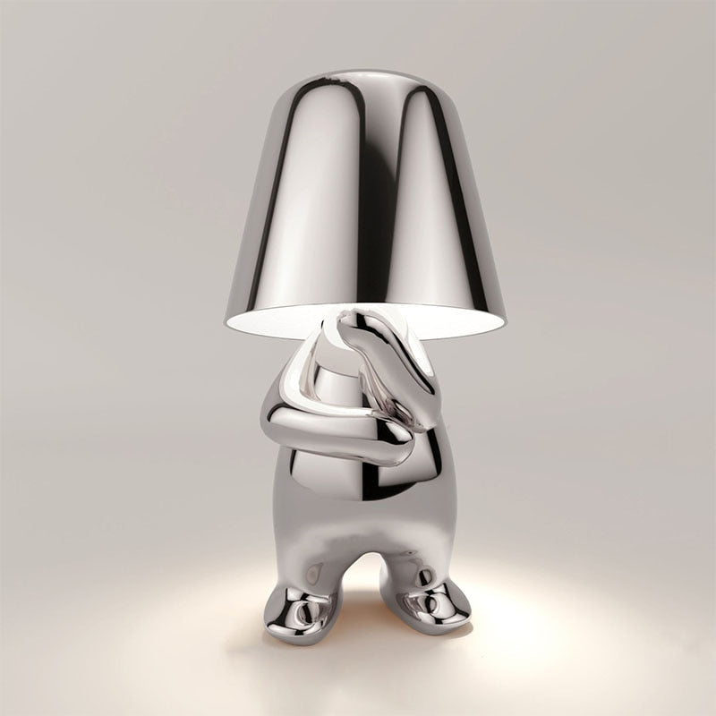 Elegancka lampa stołowa LED z akcentem minimalistycznym