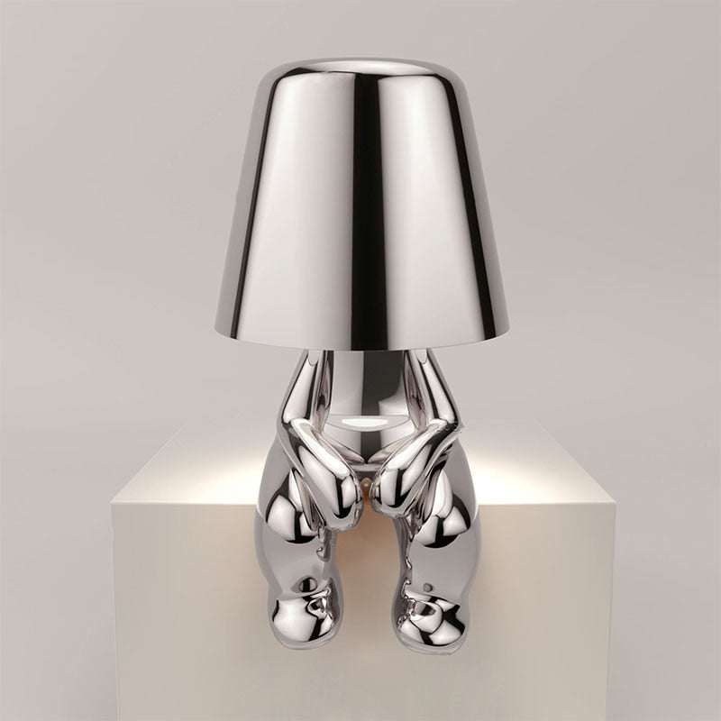 Elegancka lampa stołowa LED z akcentem minimalistycznym