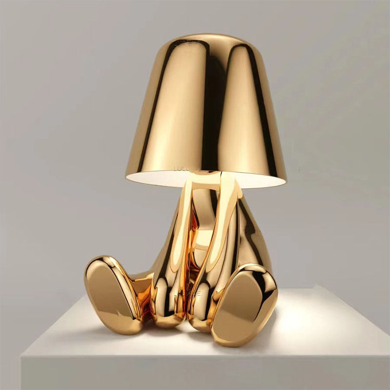 Elegancka lampa stołowa LED z akcentem minimalistycznym