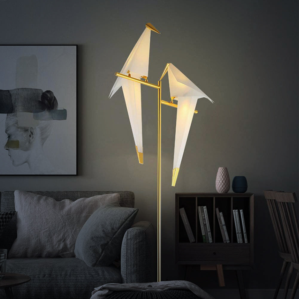 Magnetyczna dekoracyjna lampa stołowa inspirowana ptakami