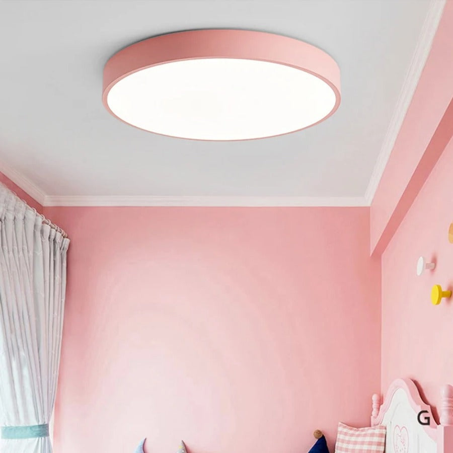 Skandynawska pastelowa lampa sufitowa