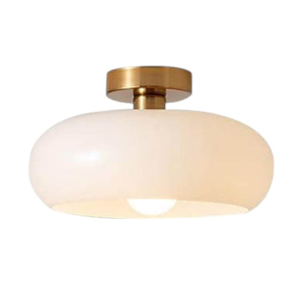 Okrągłe lampy sufitowe w stylu vintage