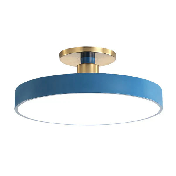 Nowoczesne skandynawskie okrągłe lampy sufitowe LED