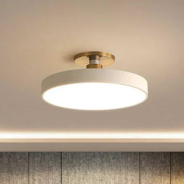 Nowoczesne skandynawskie okrągłe lampy sufitowe LED