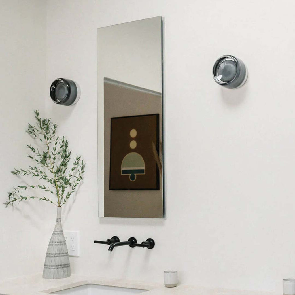 Rzeźbiarska lampa ścienna LED Dimple