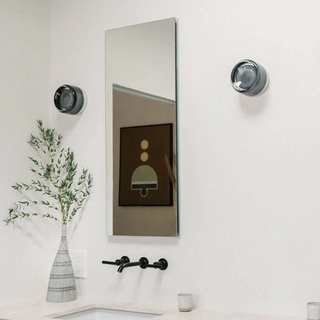 Rzeźbiarska lampa ścienna LED Dimple