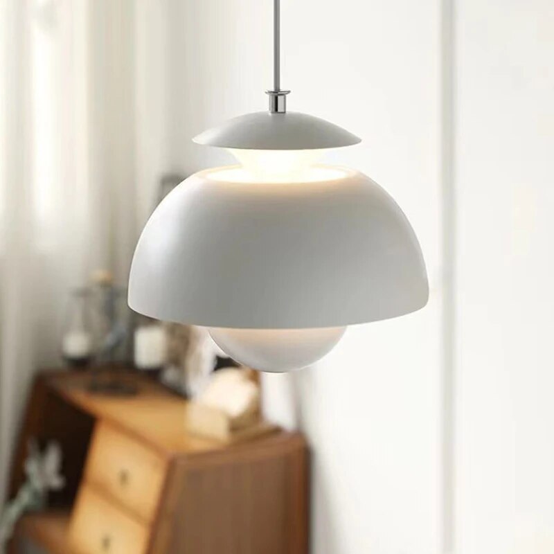 Minimalistyczna nordycka lampa wisząca LED