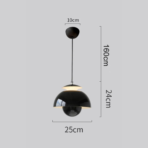 Minimalistyczna nordycka lampa wisząca LED