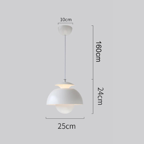 Minimalistyczna nordycka lampa wisząca LED