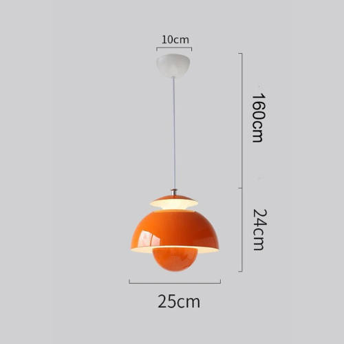 Minimalistyczna nordycka lampa wisząca LED