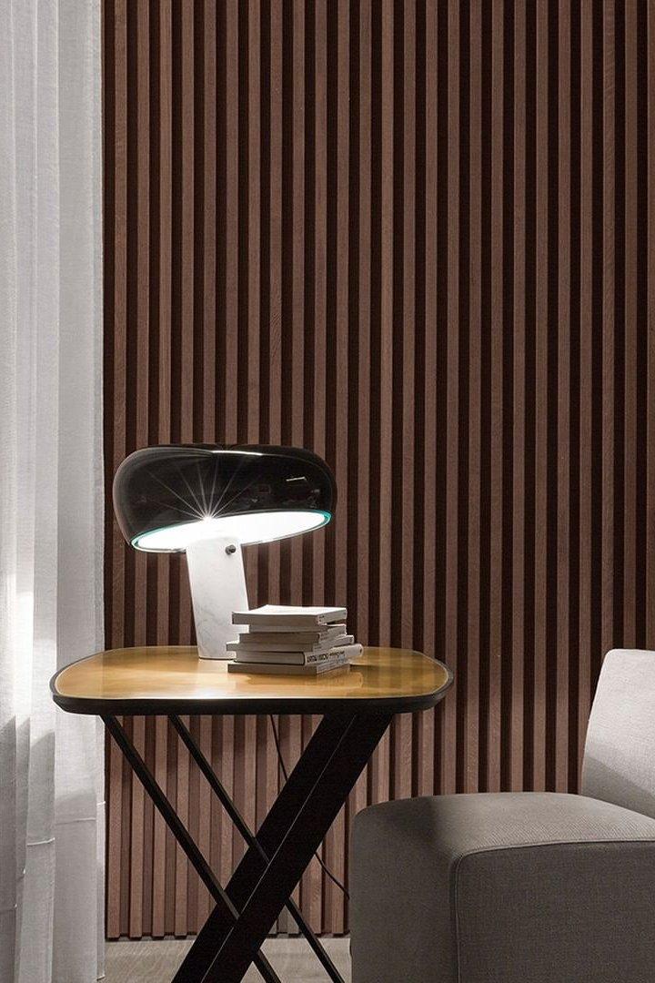 Nowoczesna i stylowa lampa biurkowa w kształcie grzyba