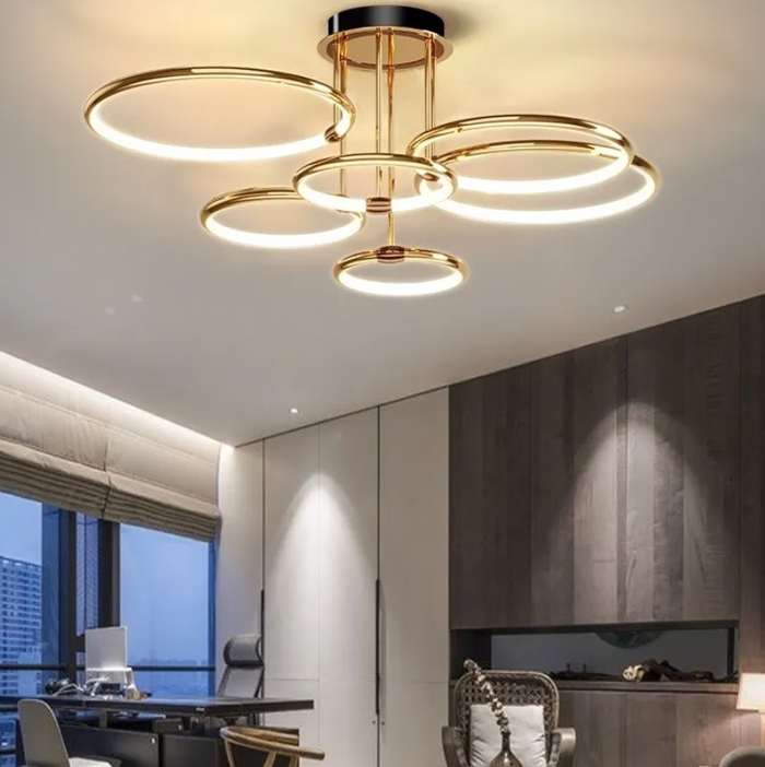 Ultrajasne nowoczesne lampy sufitowe LED