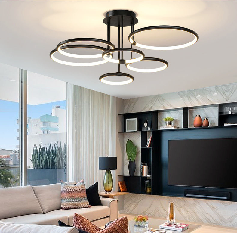 Ultrajasne nowoczesne lampy sufitowe LED